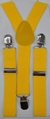 Suspensório Infantil - Amarelo Liso - De 1 a 4 anos - COD: KS232 - Império das Gravatas