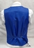 Imagem do Colete Social Adulto - Azul Royal em Oxford com Fivela para Ajuste - COD: MH367