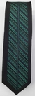 Gravata Slim Fit Toque de Seda - Preto e Verde Escuro Riscado na Diagonal - COD: PX546 - comprar online
