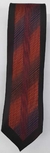 Gravata Slim Fit Toque de Seda - Preta e Marsala com Riscado Bordô na Vertical - COD: PX527 - comprar online