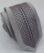 Gravata Slim Fit Toque de Seda - Cinza com Riscado Vertical Detalhado - COD: CRD06 na internet