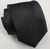 Gravata Skinny - Preta Fosca Quadriculada e Riscada na Diagonal - COD: WVL40 - comprar online
