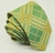 Gravata Semi Slim Xadrez - Verde e amarelo - COD: G4D0 na internet