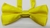 Gravata Borboleta Lisa em Cetim - Amarelo Iluminado - COD: BAY50