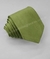 Gravata Skinny - Verde Oliva suave em linhas diagonais - COD: PX297
