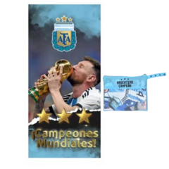 Toallon Secado Rapido Argentina Messi Afa Futbol + Bolsa - comprar online