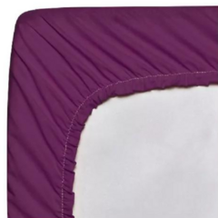 Sabana Ajustable Violeta King Danubio Colores Elastizada 144 Hilos - comprar online