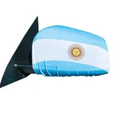 Funda Espejo Auto Bandera Argentina Messi Mundial Qatar