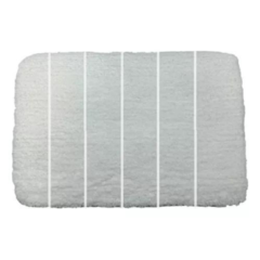 Alfombral Liso white Para Baño Habitacion C/base Antideslizante 30x50 - comprar online