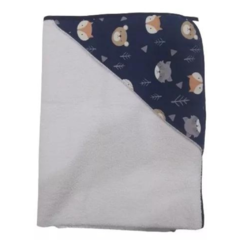 Toallon Con Capucha Toalla Bebe Infantil 100% Algodón 75x75 - comprar online