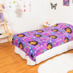 Frazada Encanto Piñata Flannel 1 1/2 Plazas Oferta