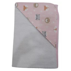 Toallon Con Capucha Toalla Bebe Infantil 100% Algodón 75x75 - Love & Home