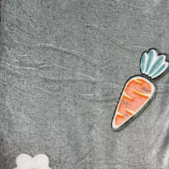 Frazada Manta Polar Rollito 2 1/2 Love And Home zanahoria - comprar online