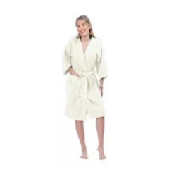 Natural Bata Seclar Toalla Salida De Baño Mujer Hombre Love And Home - comprar online