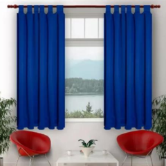 Juego De Cortinas Corta Tropical Mecanico Con Presillas - tienda online