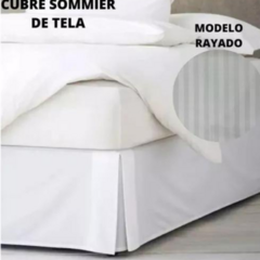 Cubresommier 2 1/2 Tela Tablas Encontradas 150x190 Lavable - comprar online