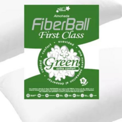 Almohada Fiberball Fibra Siliconada Percal 70x40cm Lavable - Love & Home