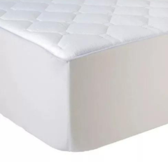 Protector De Colchon Matelaseado Lavable 150x190 Ajustable - comprar online