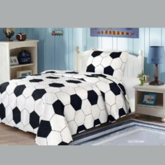 Cover Cubrecama Quilt Reversible Kavanagh 1 1/2 Twin + Funda - Love & Home