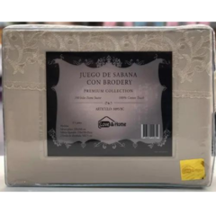 Juego de sabana con Broderie 2 1/2 PLAZAS - tienda online