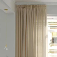 Cortina De Voile Para Riel Americano 2 Paños 150x205 - tienda online