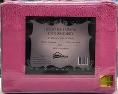 Juego de sabana con Broderie 2 1/2 PLAZAS - Love & Home