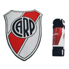 Toallon Boca o River Lona Gigante Escudo Futbol Oficial Microfibra Playa - comprar online