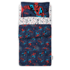 Juego Spiderman Sabana Piñata Infantil 1 1/2 Plaza Disney Originales