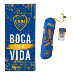 Toallon Secado Rapido Futbol Original Microfibra + Bolsa