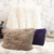 Funda De Almohada Pack X2 Pelo Largo Cama Decorativa 50x70 Violeta en internet