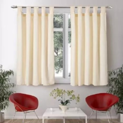 Juego De Cortinas Corta Tropical Mecanico Con Presillas - Love & Home