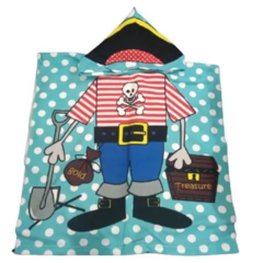 Poncho Infantil Estampado Con Capucha Love And Home - comprar online