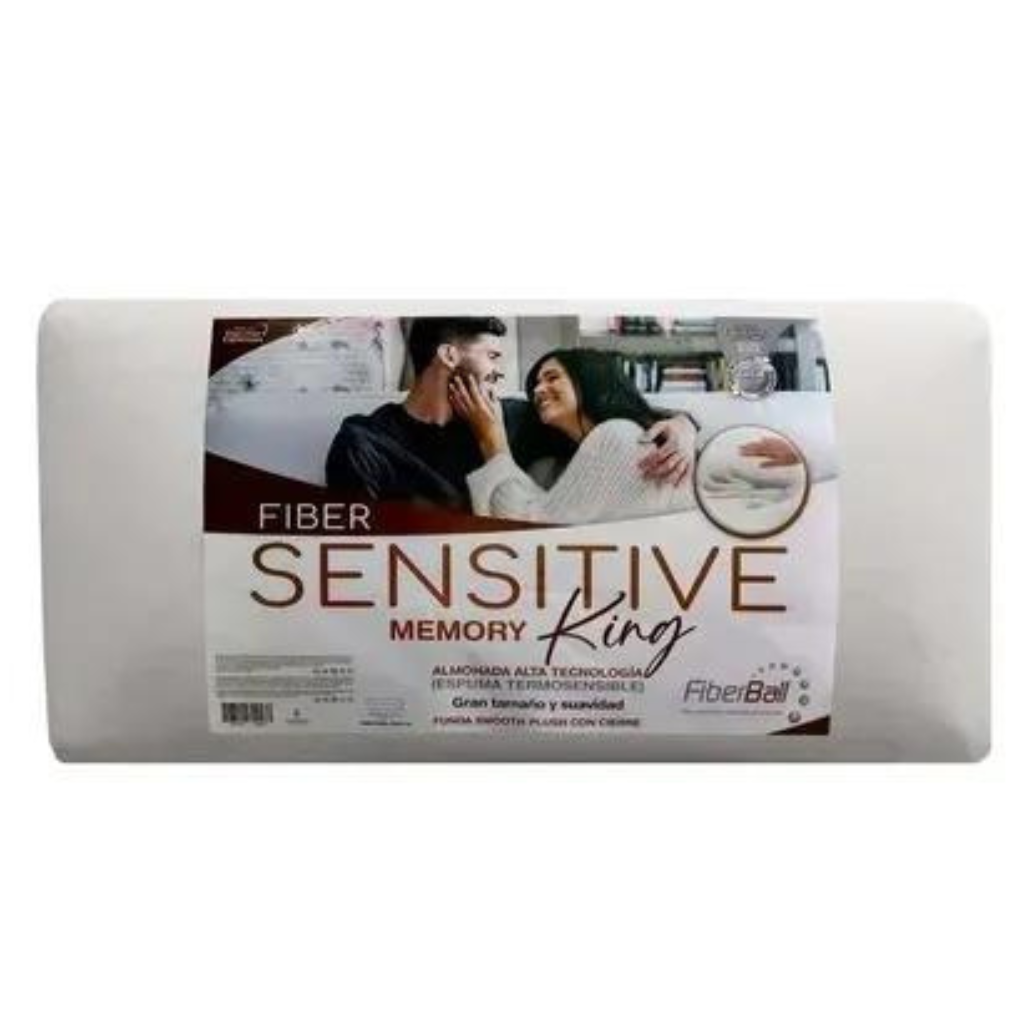 Combo Almohada Sensitive Memory X2 King C funda 80x40