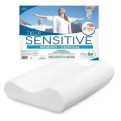 Almohada Sensitive Viscoelástica Memoria Cervical C/funda - comprar online