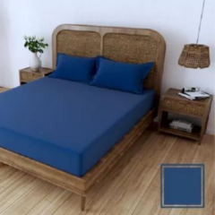 Sabana Ajustable King Percal 150 Hilos Hotelera Lisa 200x200 - comprar online