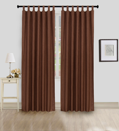 Cortina Blackout Rustica Love And Home 2 Paños 140x220