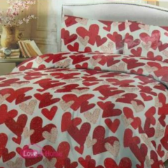 Juego Sábanas 1 1/2 Plazas Soft Cotton Touch Love And Home - tienda online