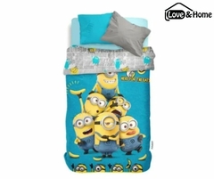 Acolchado Minions Piñata 1 1/2 Plazas Personajes Disney - comprar online