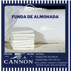 Pack X 2 Funda De Almohada 50x80 Cannon Hotelera en internet