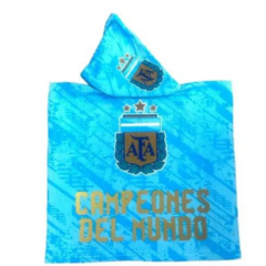 Poncho Argentina Afa Messi Campeones Toalla Pileta Natacion - comprar online