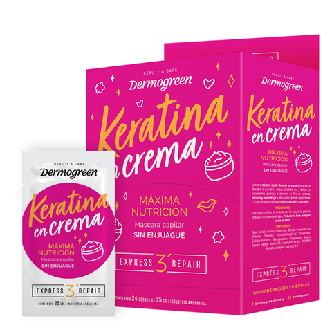 SACHET KERATINA EN CREMA - DERMOGREEN