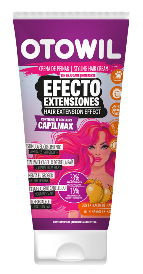 CREMA PARA PEINAR EFECTO EXTENSIONES OTOWIL