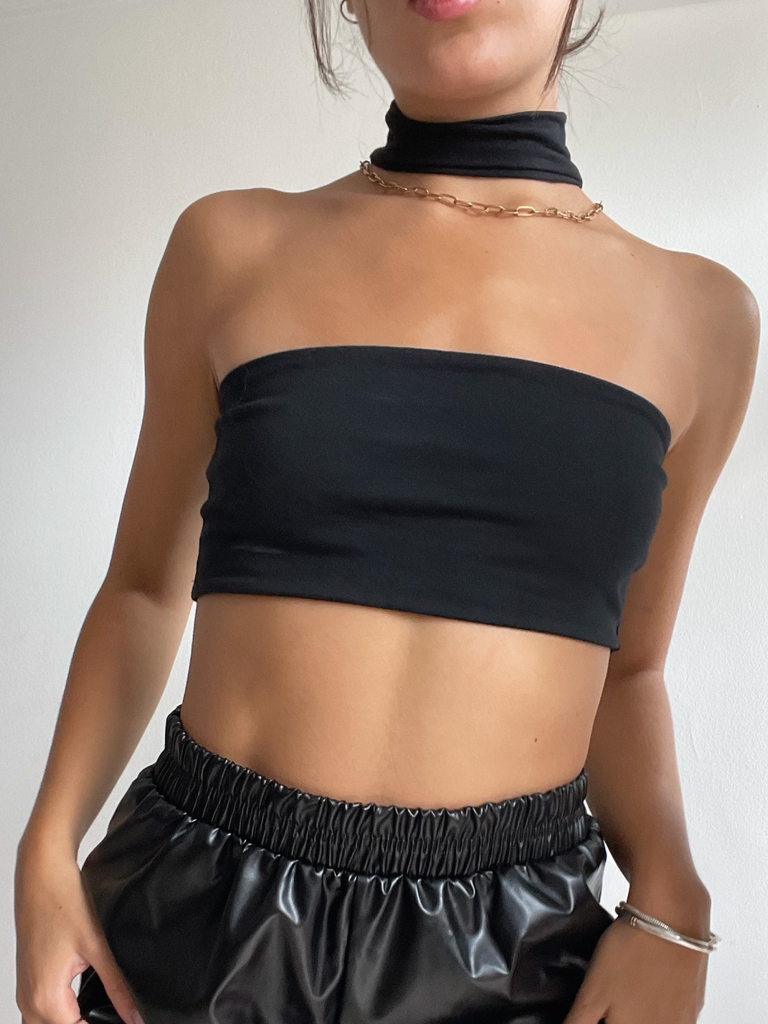 Tops con cuello hotsell