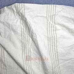 LINO-TUSOR ANDES - CRUDO/BEIGE (2,60mts ancho) 5 RAYAS - comprar online